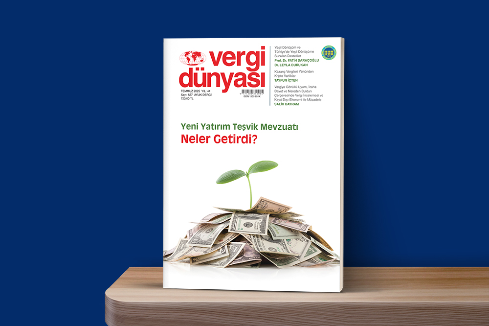 Temmuz 2025 Vergi Dünyası Dergisi